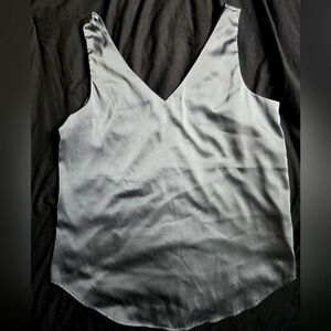Shiny Gray Women's Tank Top